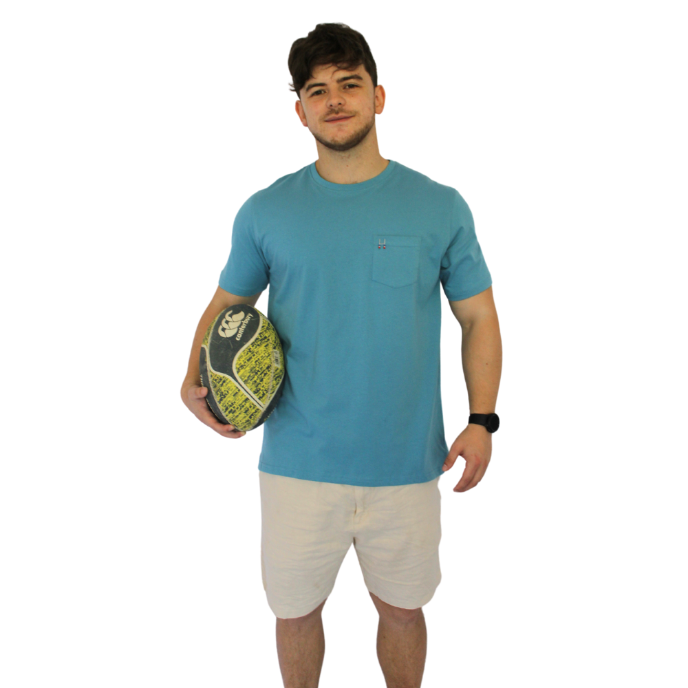 POLERA ALGODON COBALTO