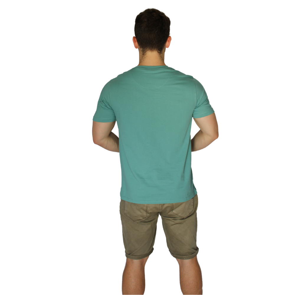 POLERA ALGODON VERDE AGUA