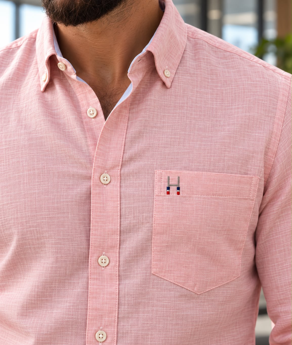 CAMISA XV ML ROSADO CLARO