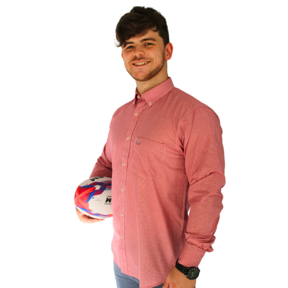 CAMISA MANGA LARGA CHECK ROJO
