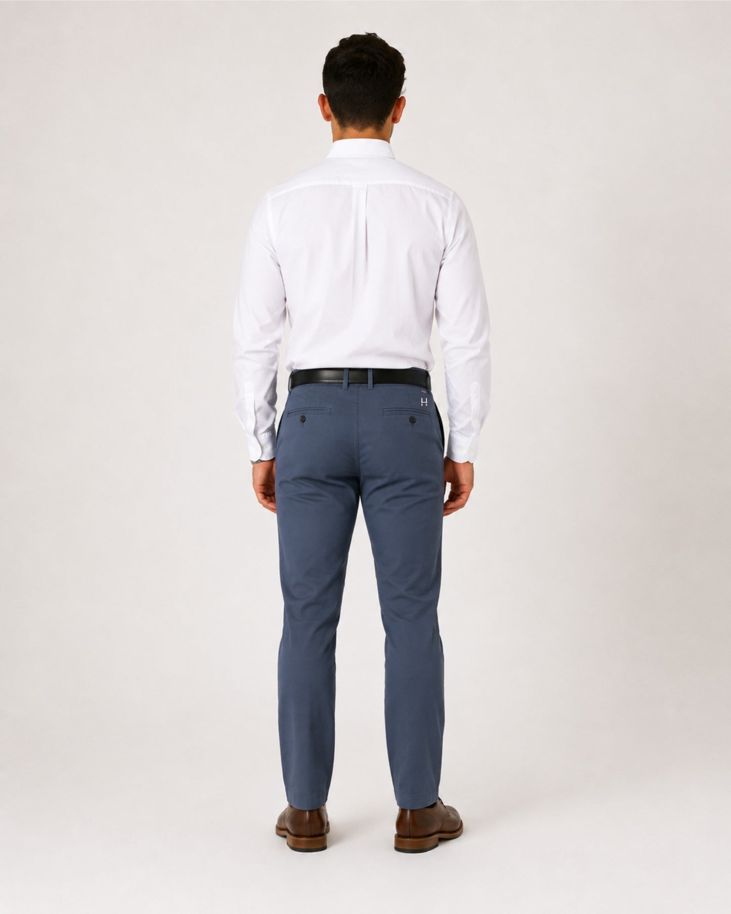 PANTALÓN CASUAL SLIM AZUL PIEDRA