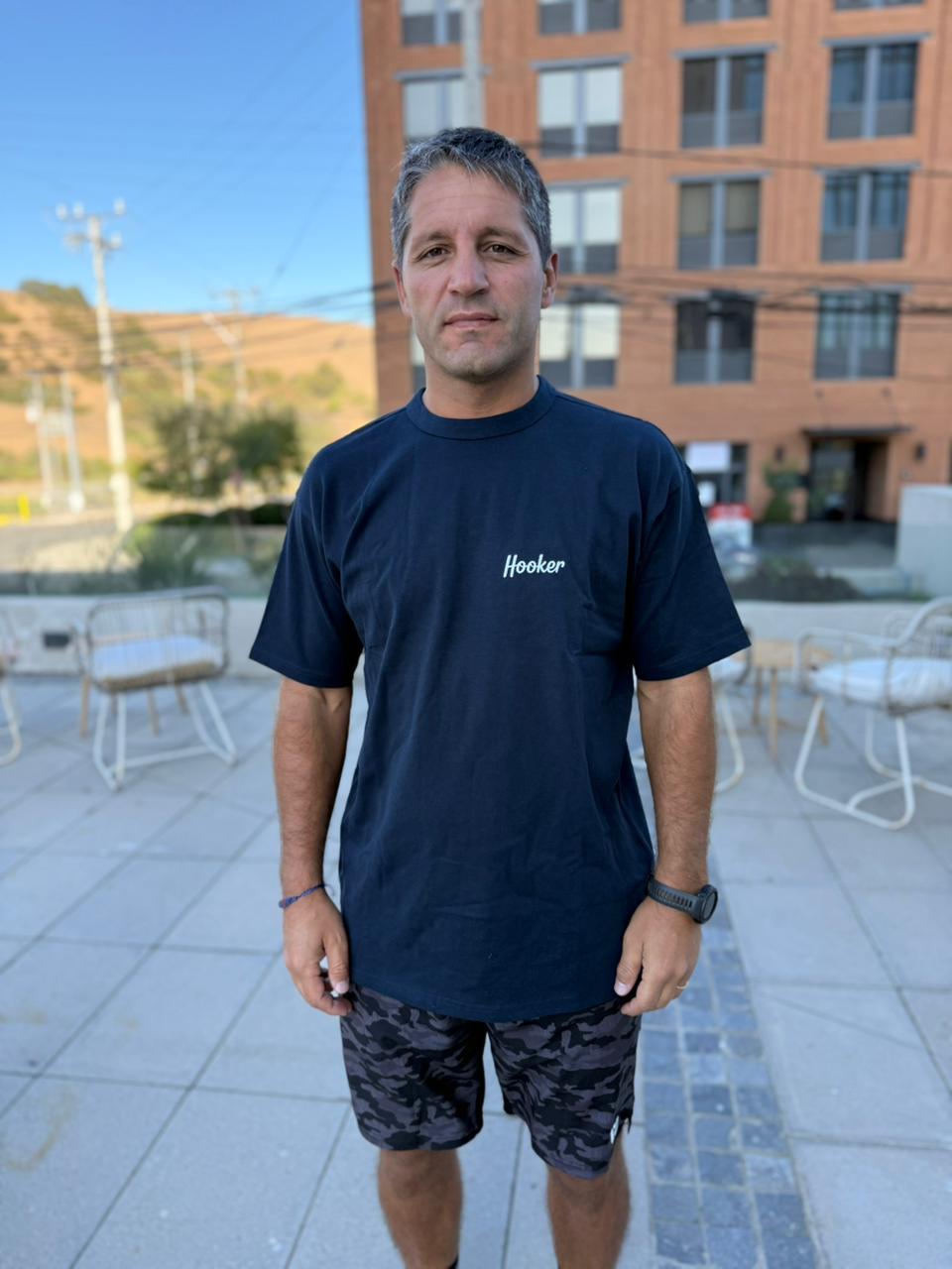 POLERA BASICA OVERSIZE AZUL MARINO