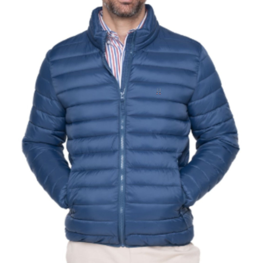 Parka Manga Larga Blue