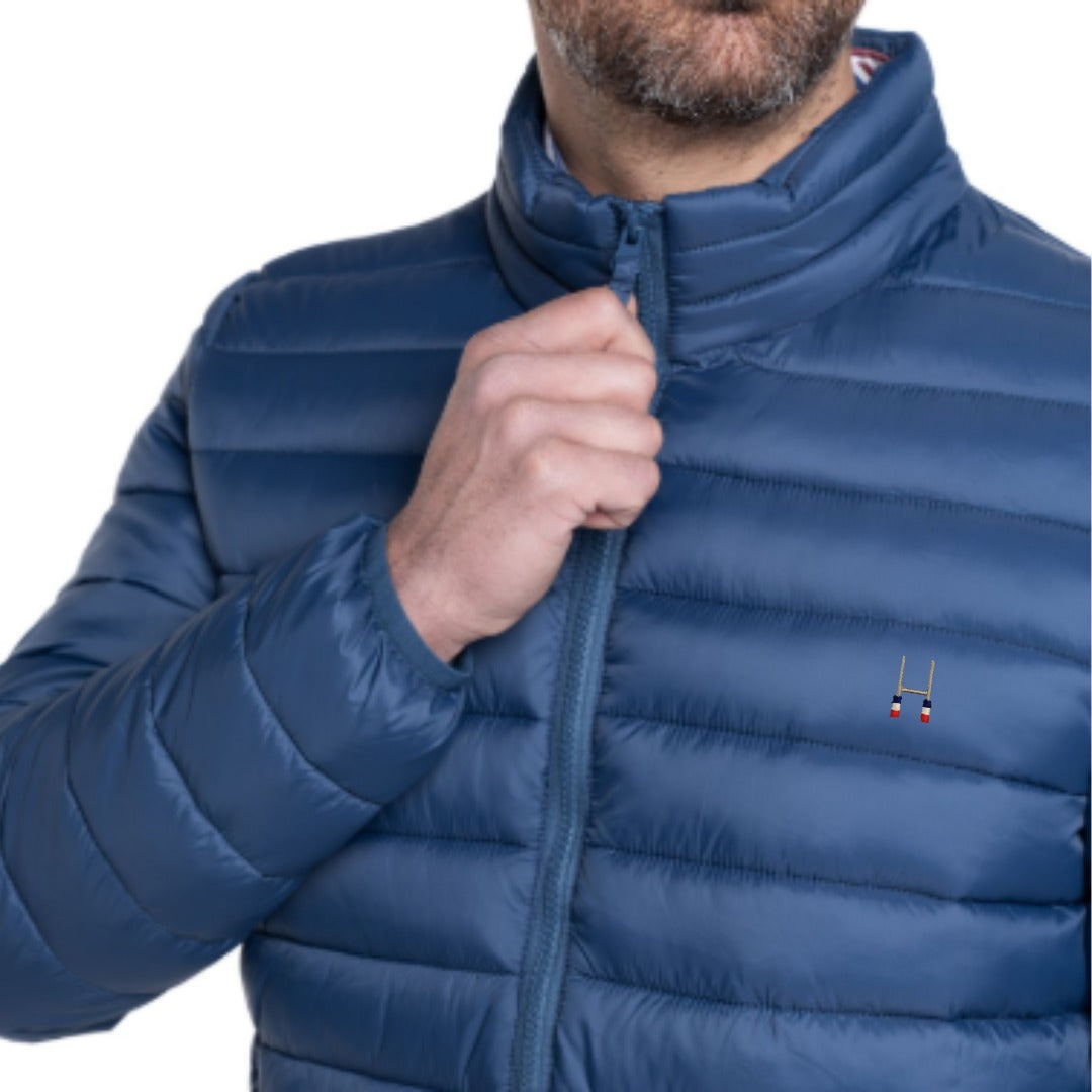 Parka Manga Larga Blue