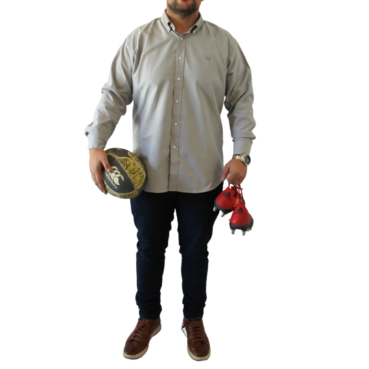CAMISA MANGA LARGA SCRUM GRIS