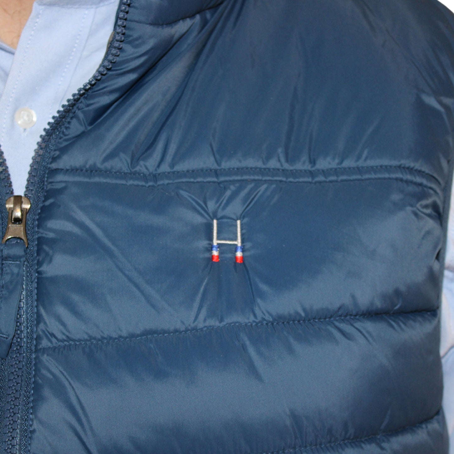 PARKA SIN MANGA AZUL