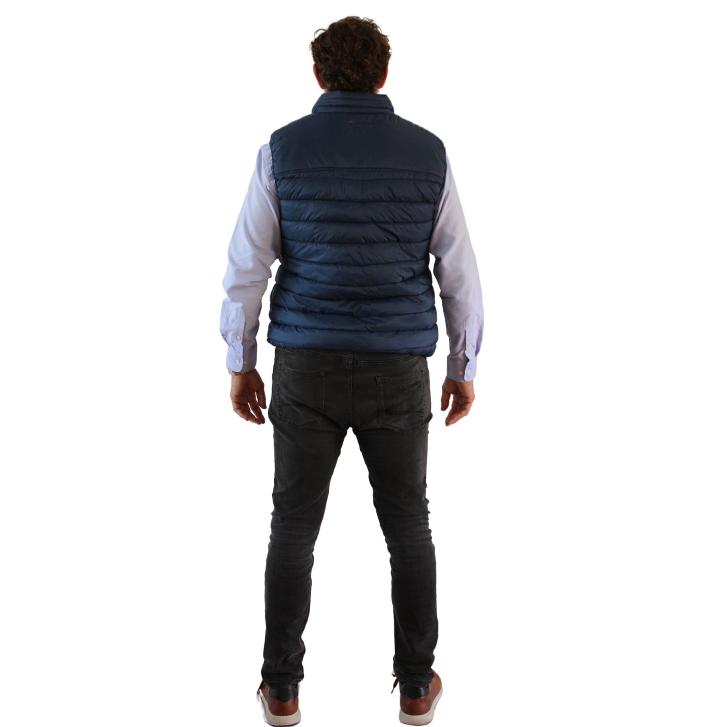 PARKA SIN MANGA AZUL