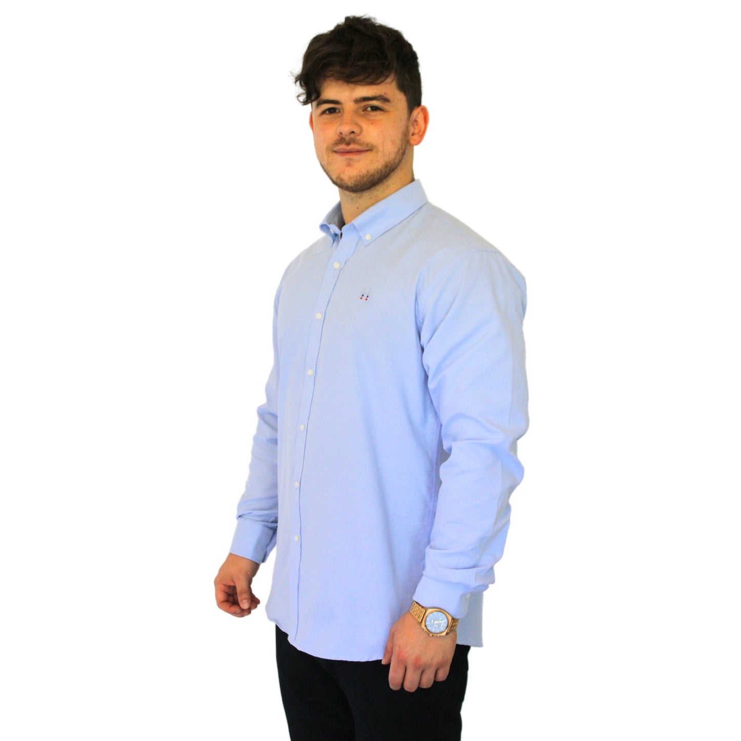 CAMISA MANGA LARGA SCRUM CELESTE