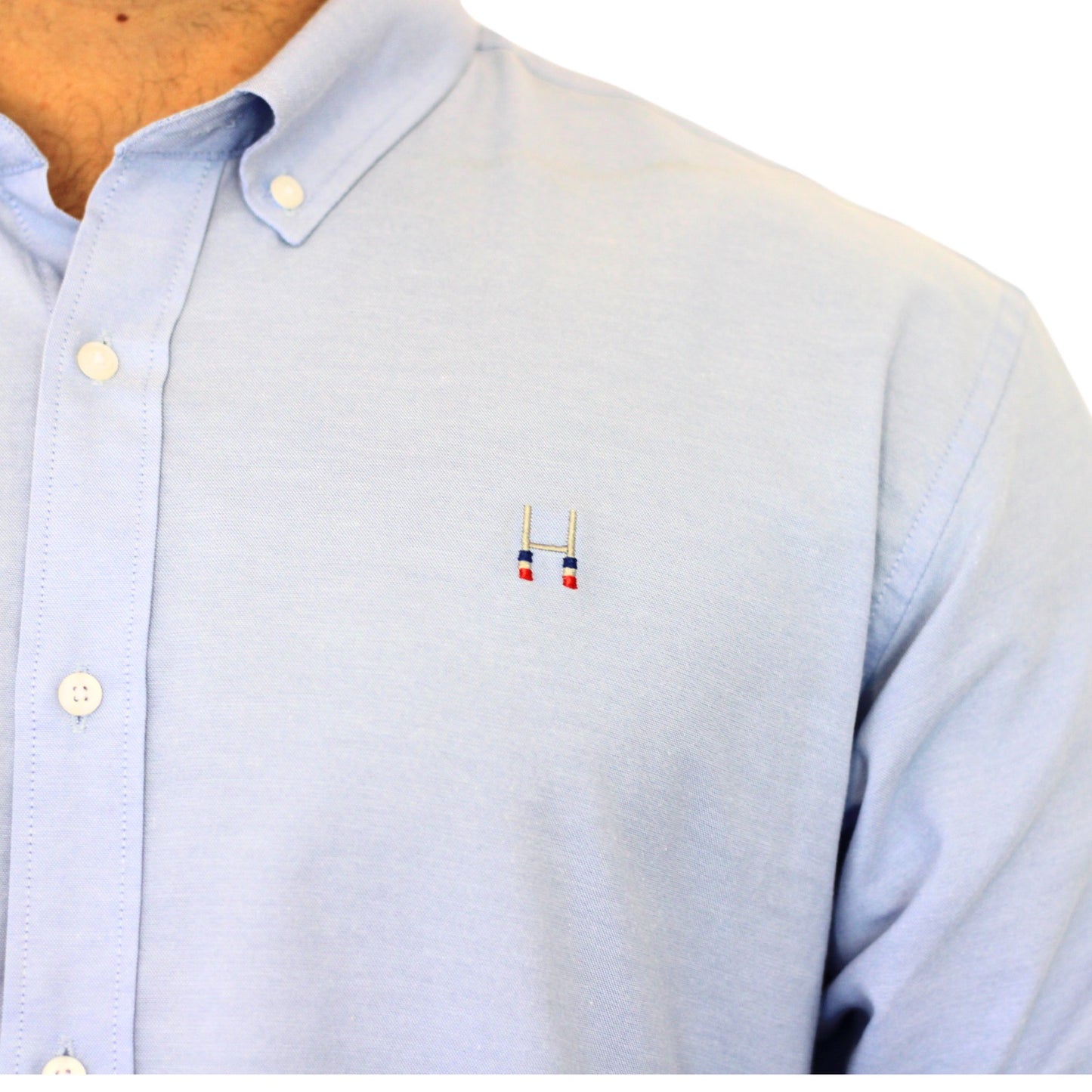 CAMISA MANGA LARGA SCRUM CELESTE