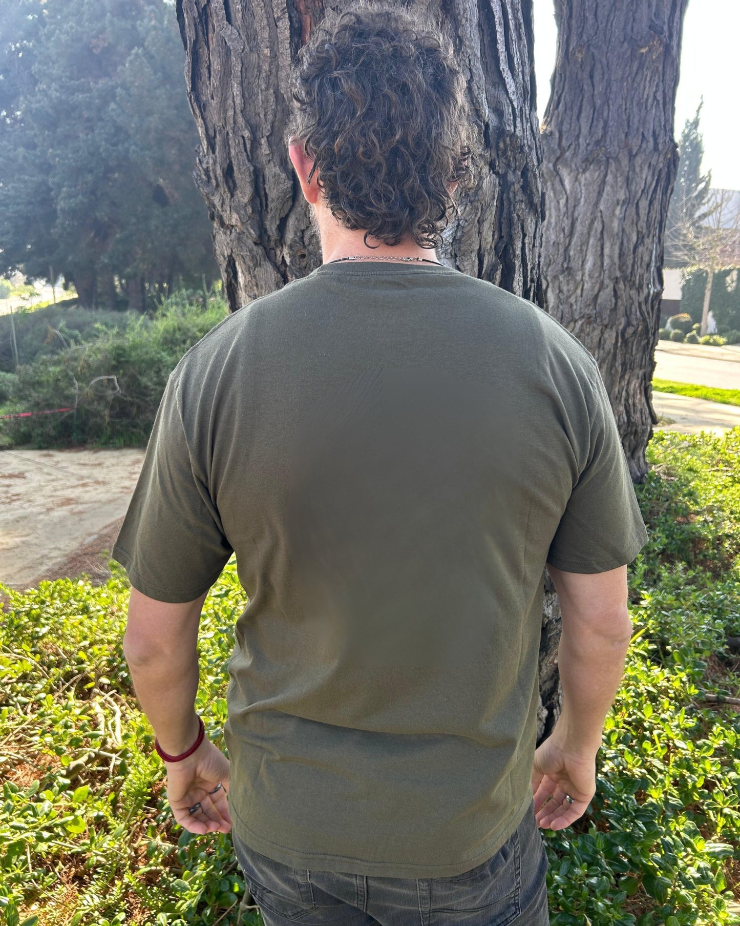 POLERA BASICA VERDE OLIVA