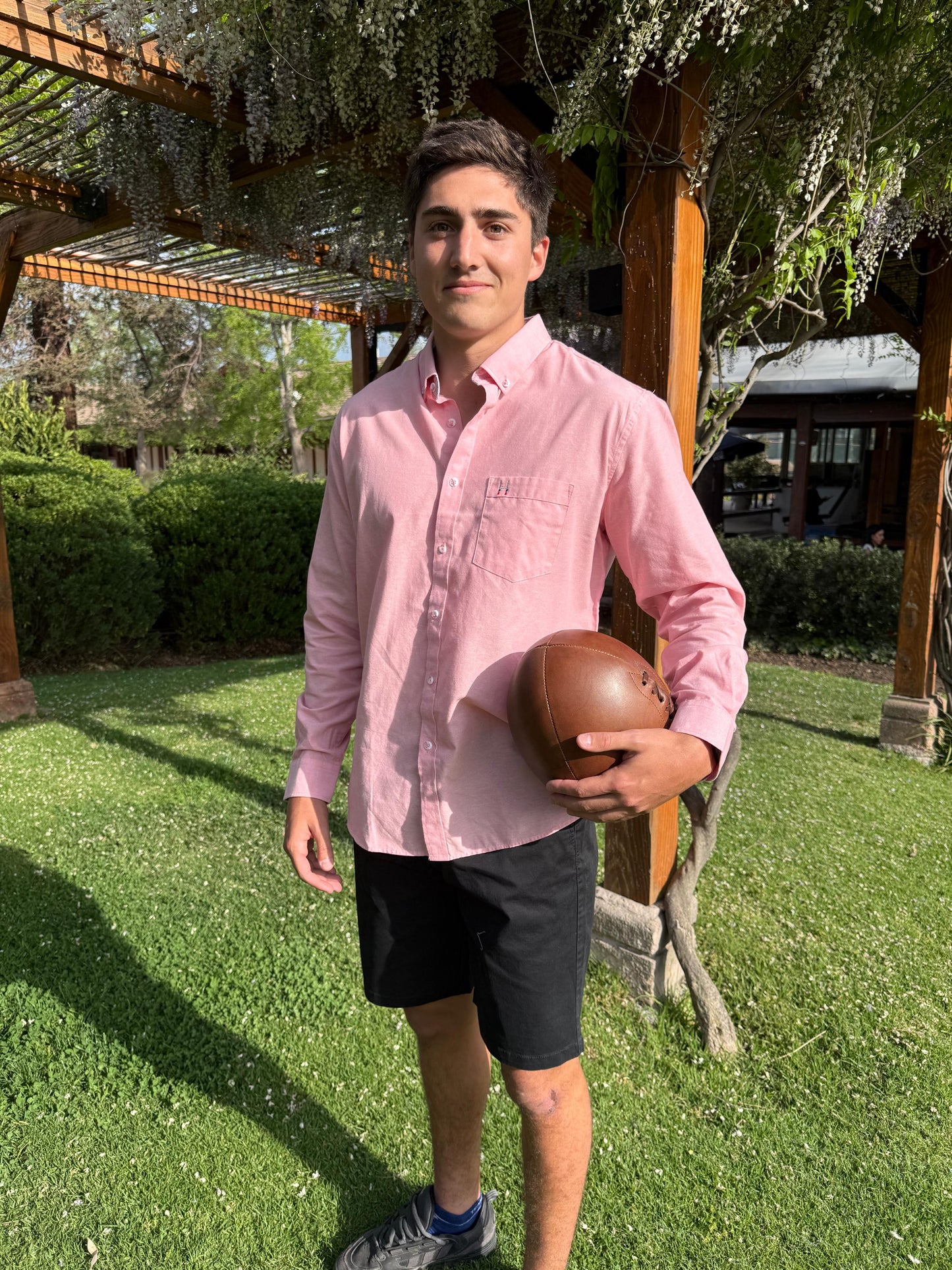 CAMISA CHAMBRAY ML ROSADO
