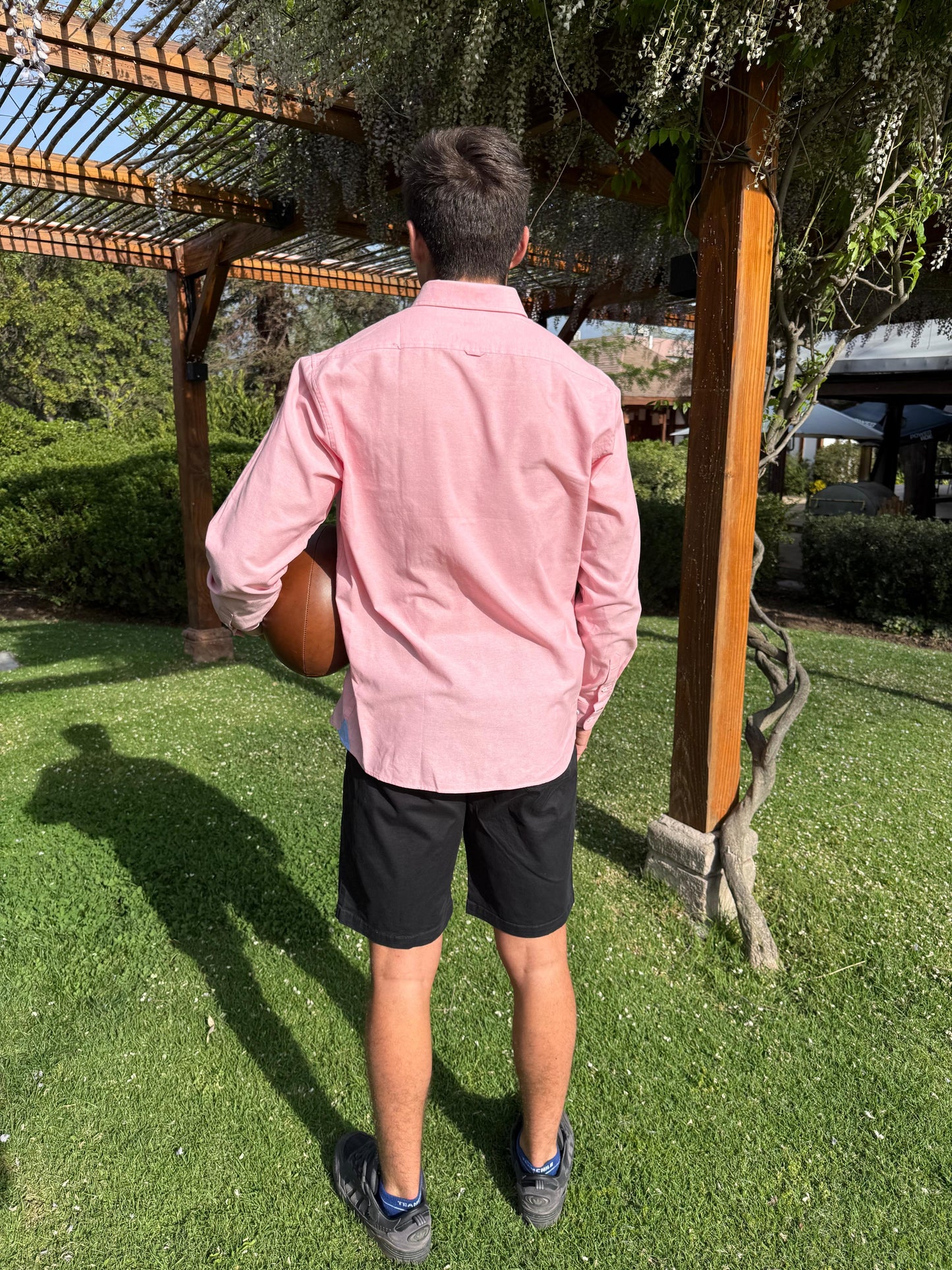 CAMISA CHAMBRAY ML ROSADO