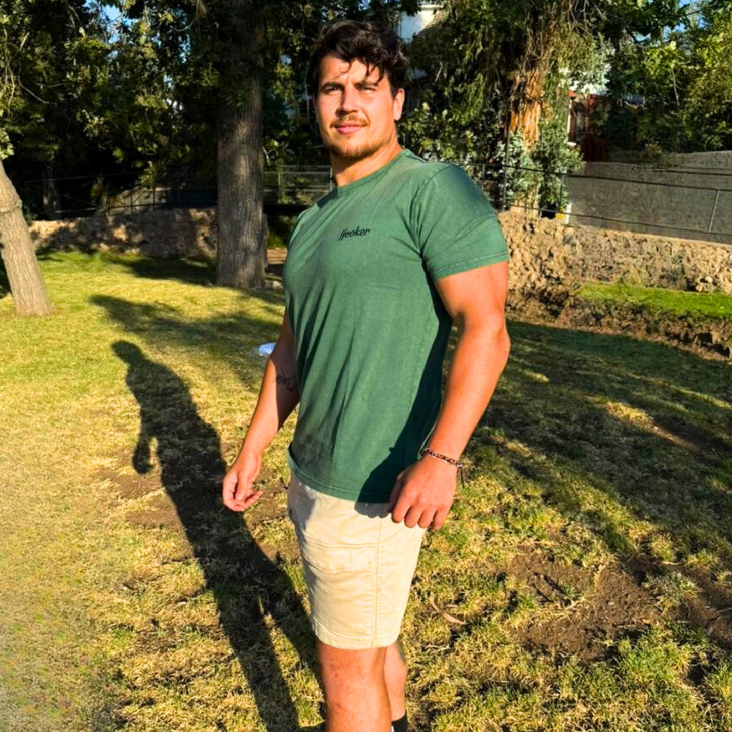 POLERA ACID WASH VERDE