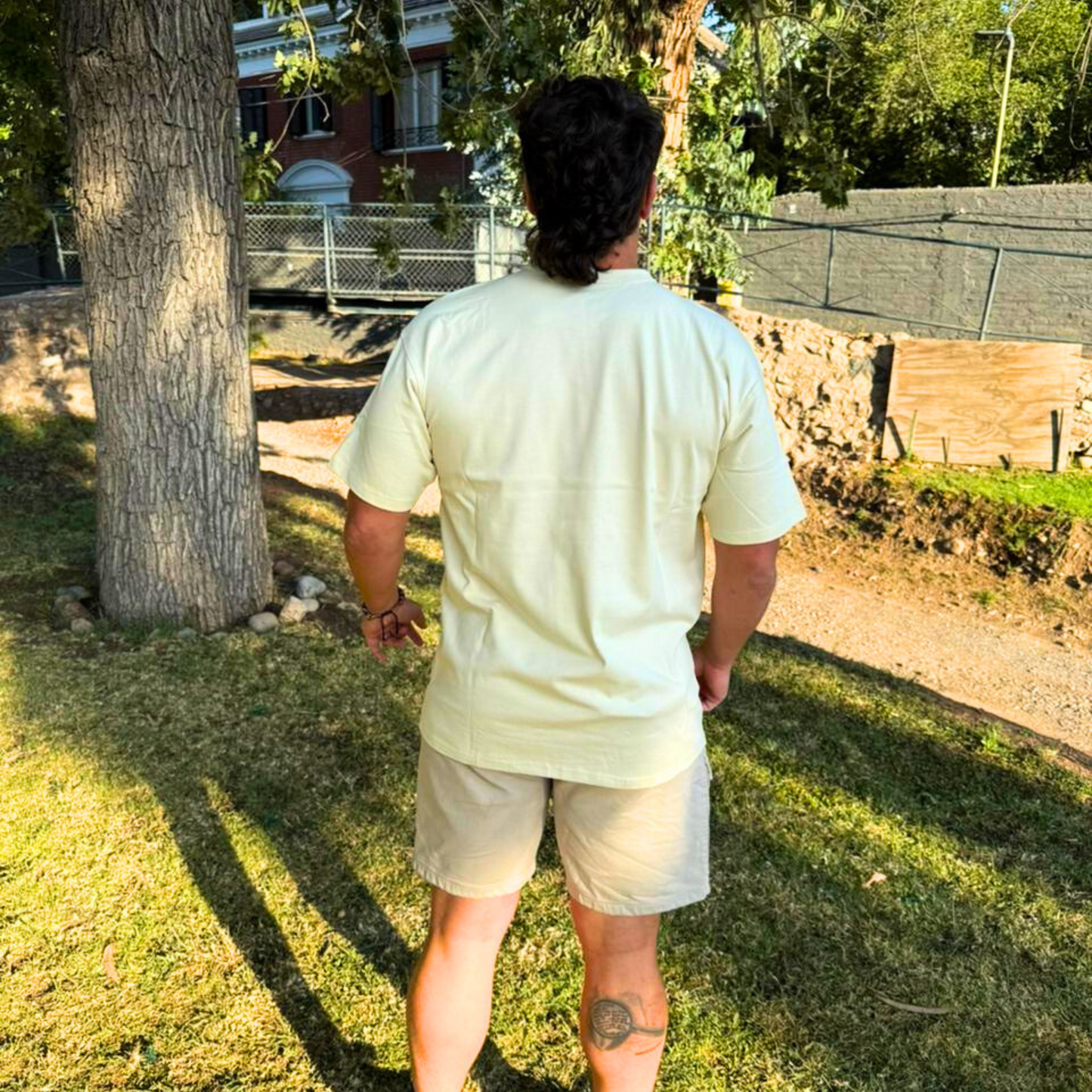 POLERA BASICA OVERSIZE BEIGE