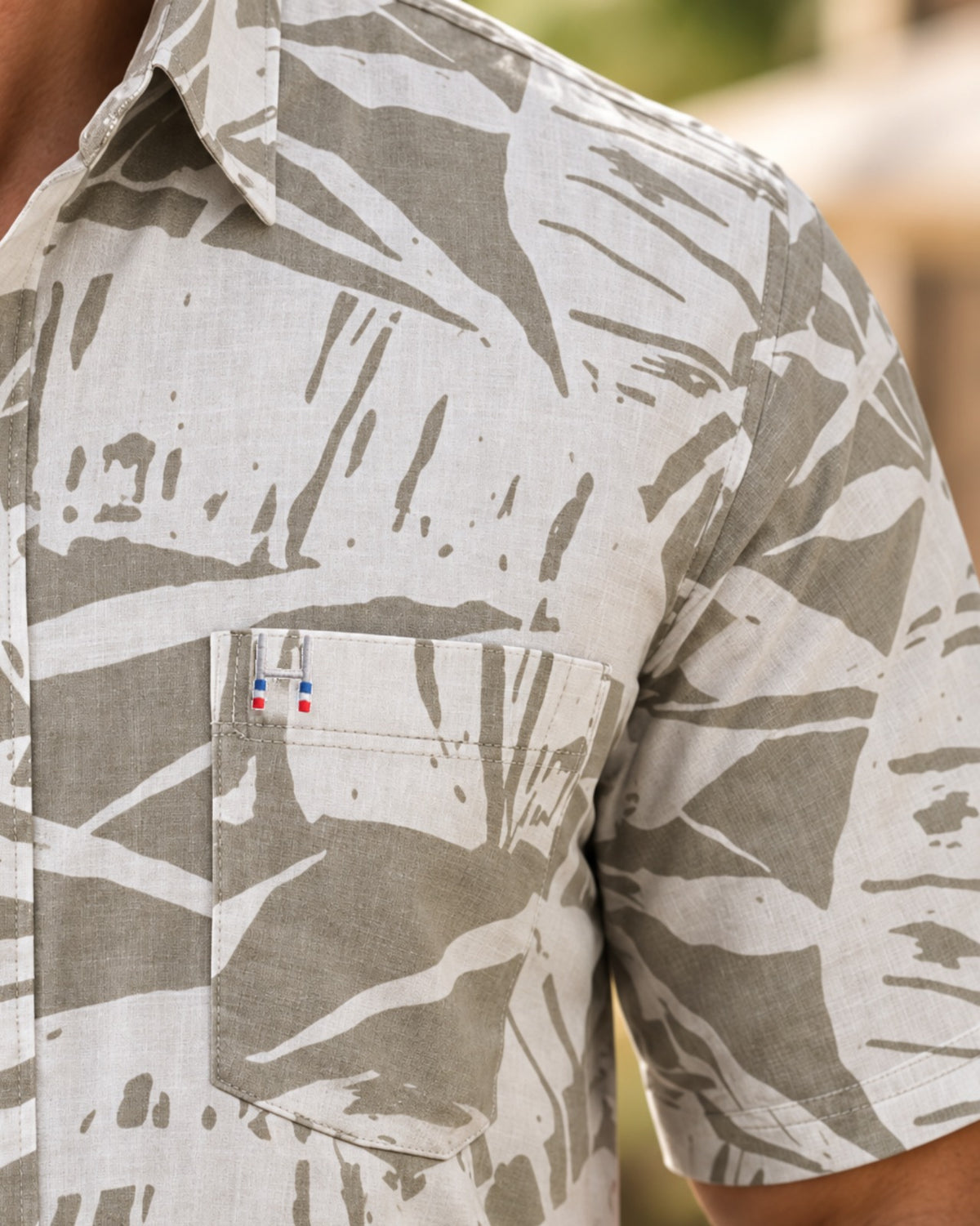 CAMISA GUAYABERA MC VERDE CLARO