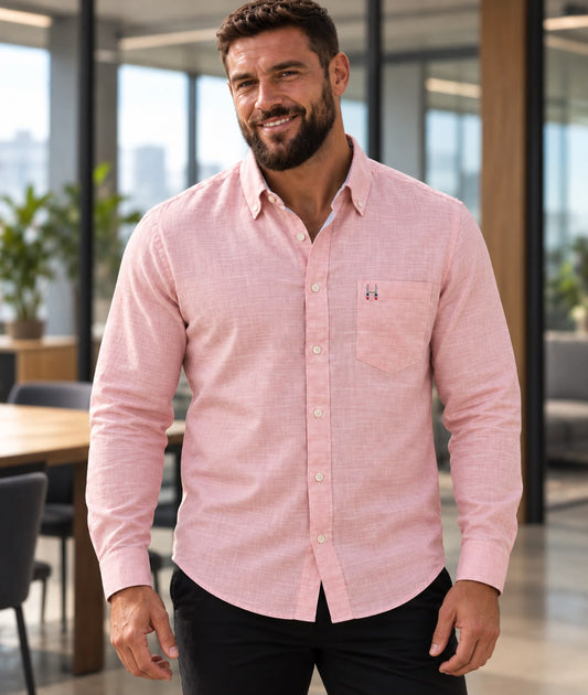 CAMISA XV ML ROSADO CLARO