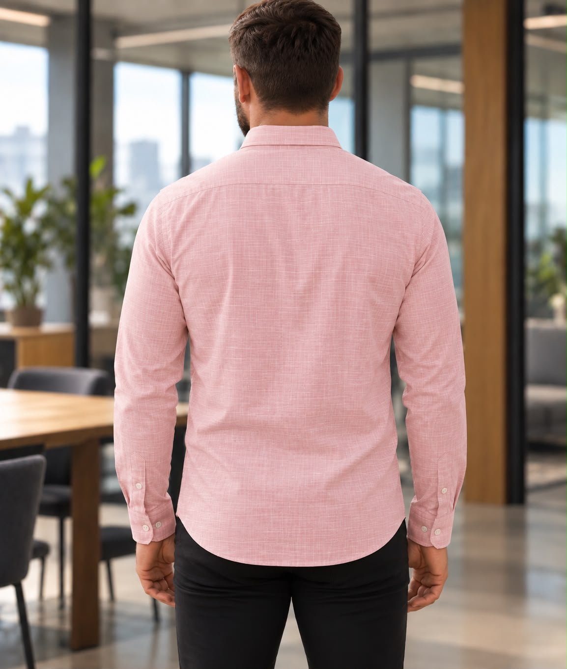 CAMISA XV ML ROSADO CLARO
