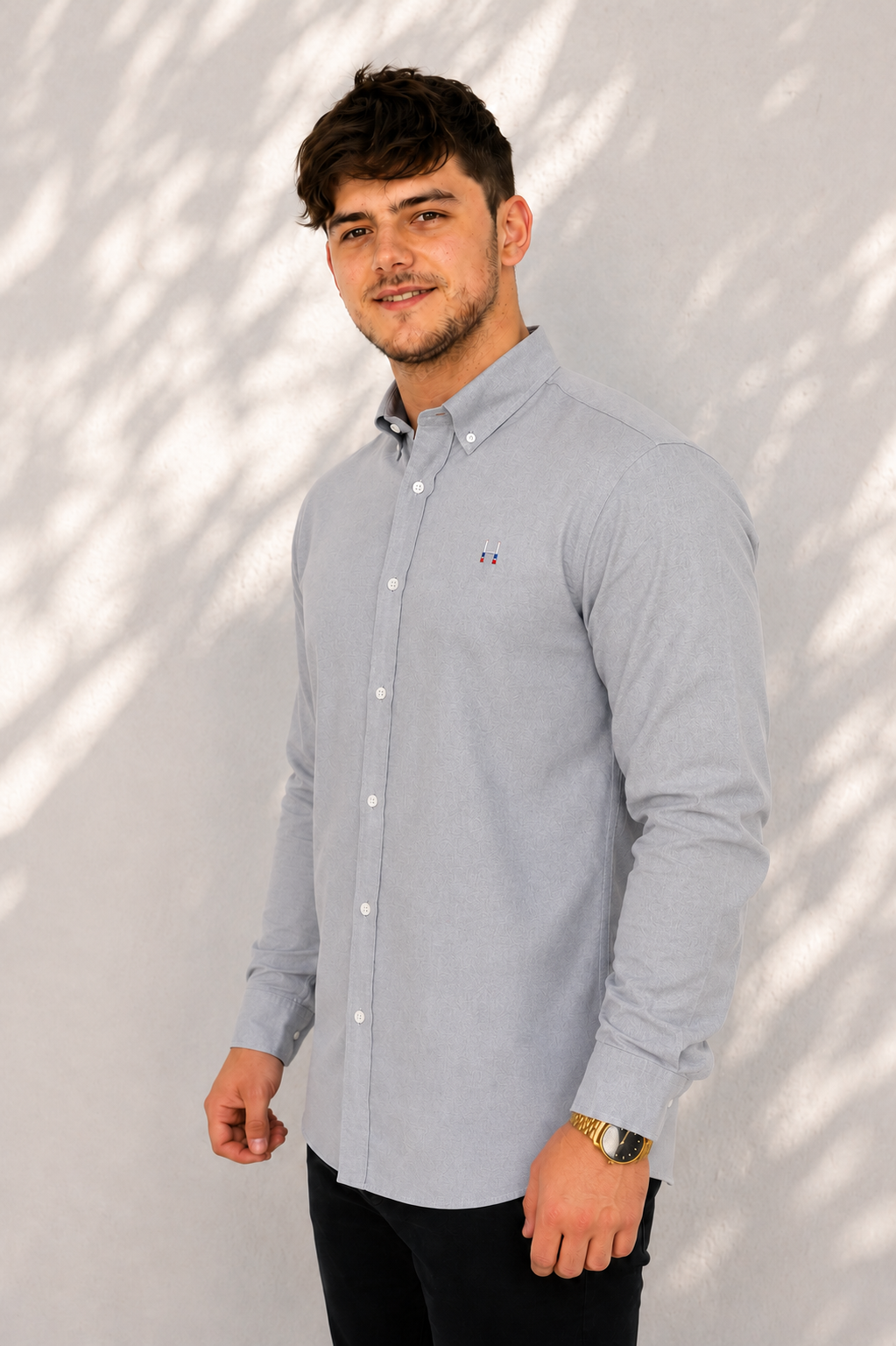 CAMISA MANGA LARGA SCRUM GRIS