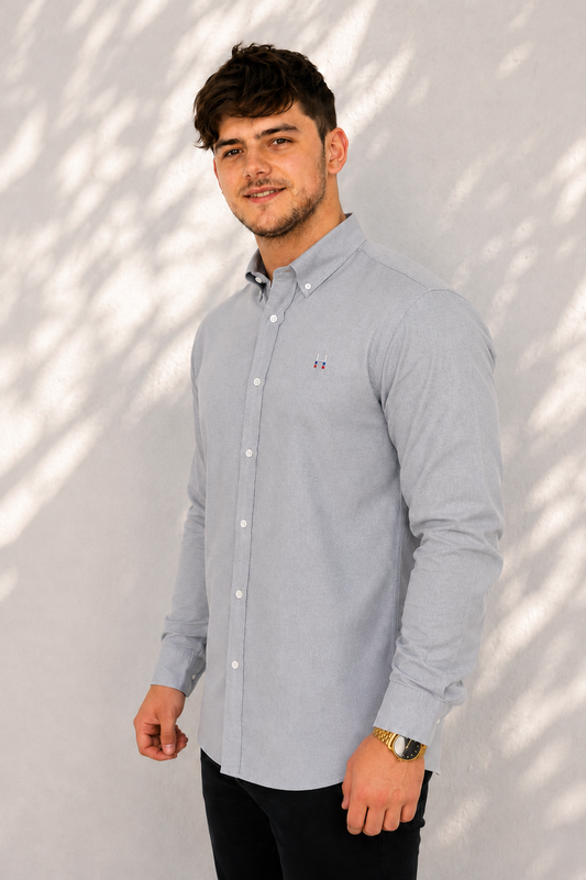 CAMISA MANGA LARGA SCRUM GRIS