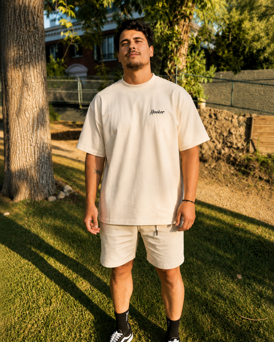 POLERA BASICA OVERSIZE BEIGE