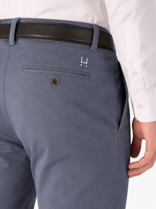 PANTALÓN CASUAL SLIM AZUL PIEDRA