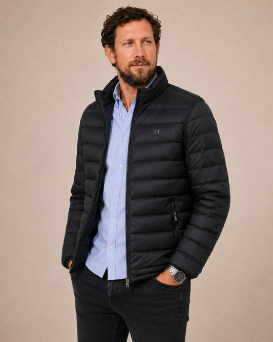 PARKA MANGA LARGA BLACK