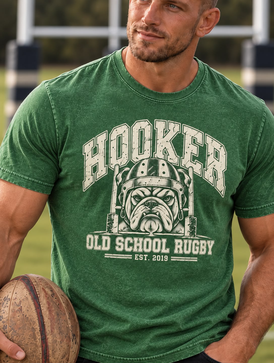 POLERA ACID BULLDOG VERDE