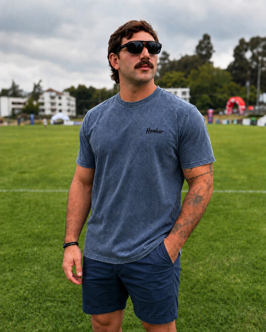 POLERA ACID WASH AZUL