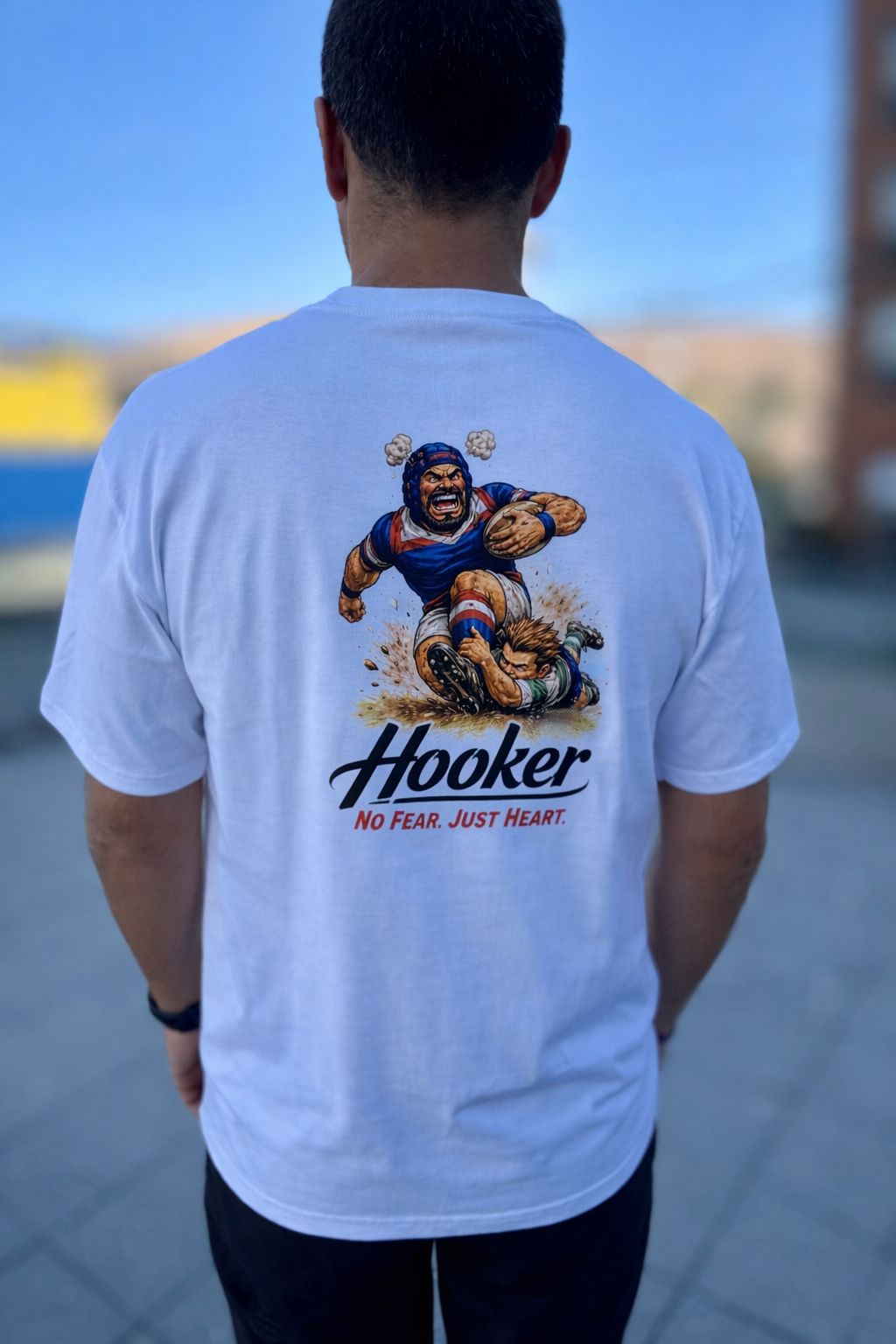 POLERA NO FEAR BLANCO