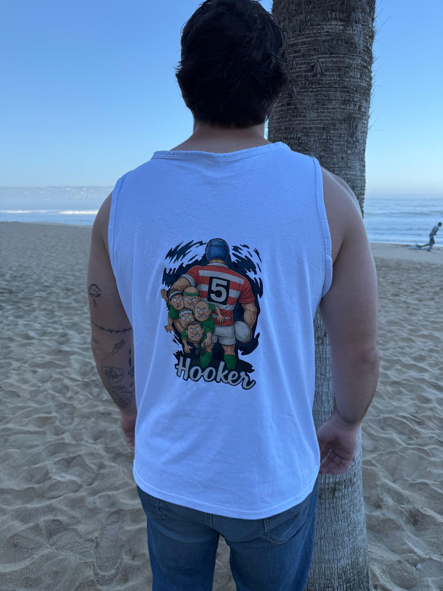 POLERA SIN MANGA LOCK BLANCO