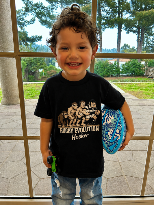 POLERA EVOLUTION KIDS NEGRO