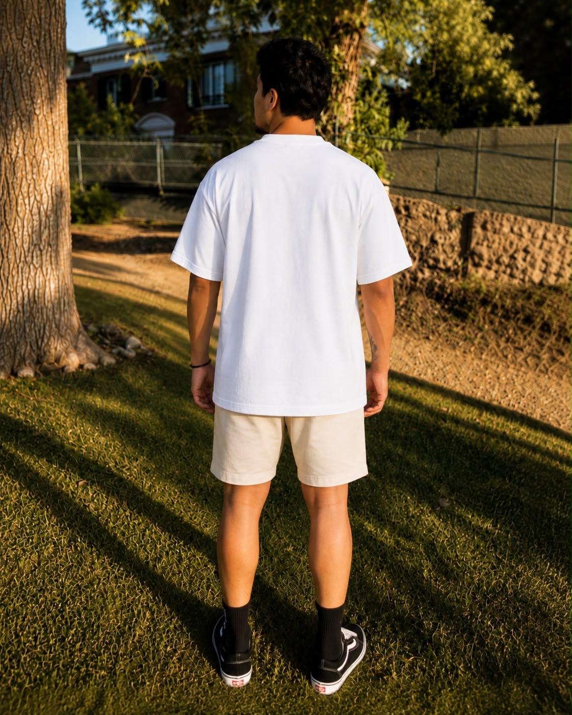 POLERA BASICA OVERSIZE BLANCO