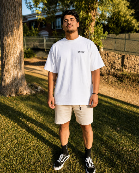 POLERA BASICA OVERSIZE BLANCO