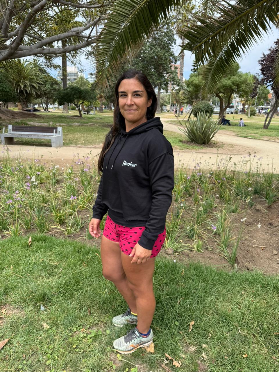 POLERON CROP MUJER BLACK