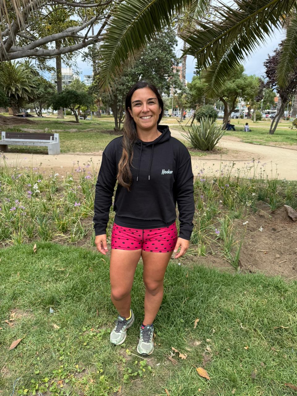 POLERON CROP MUJER BLACK