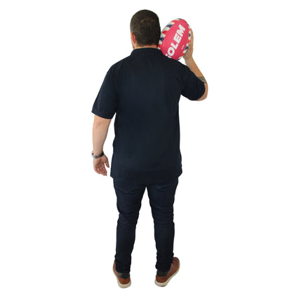 Polera Pique Manga Corta Azul Marino