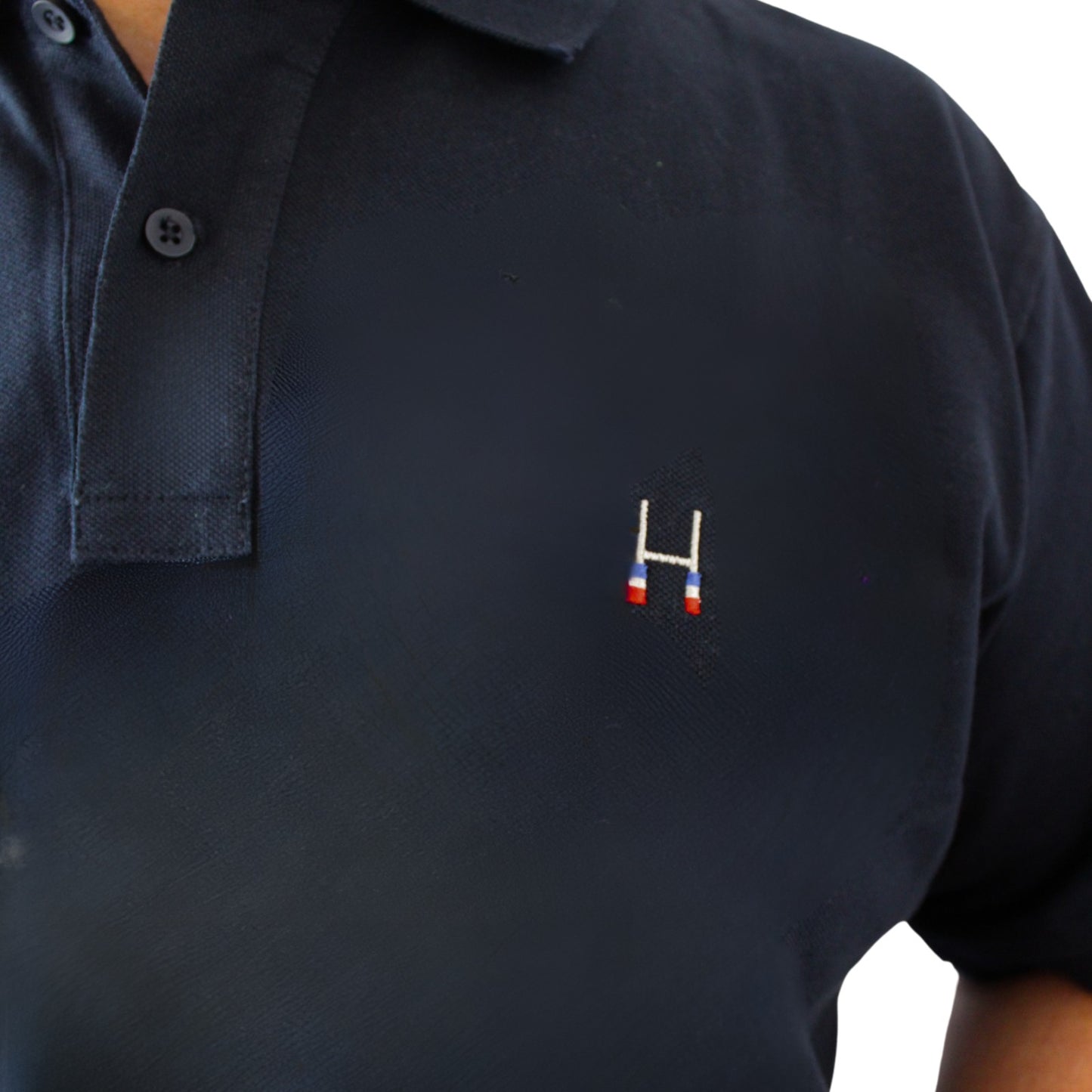 Polera Pique Manga Corta Azul Marino
