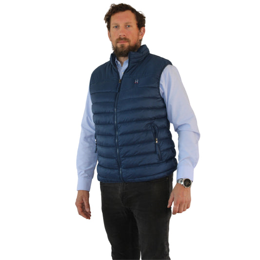 PARKA SIN MANGA AZUL