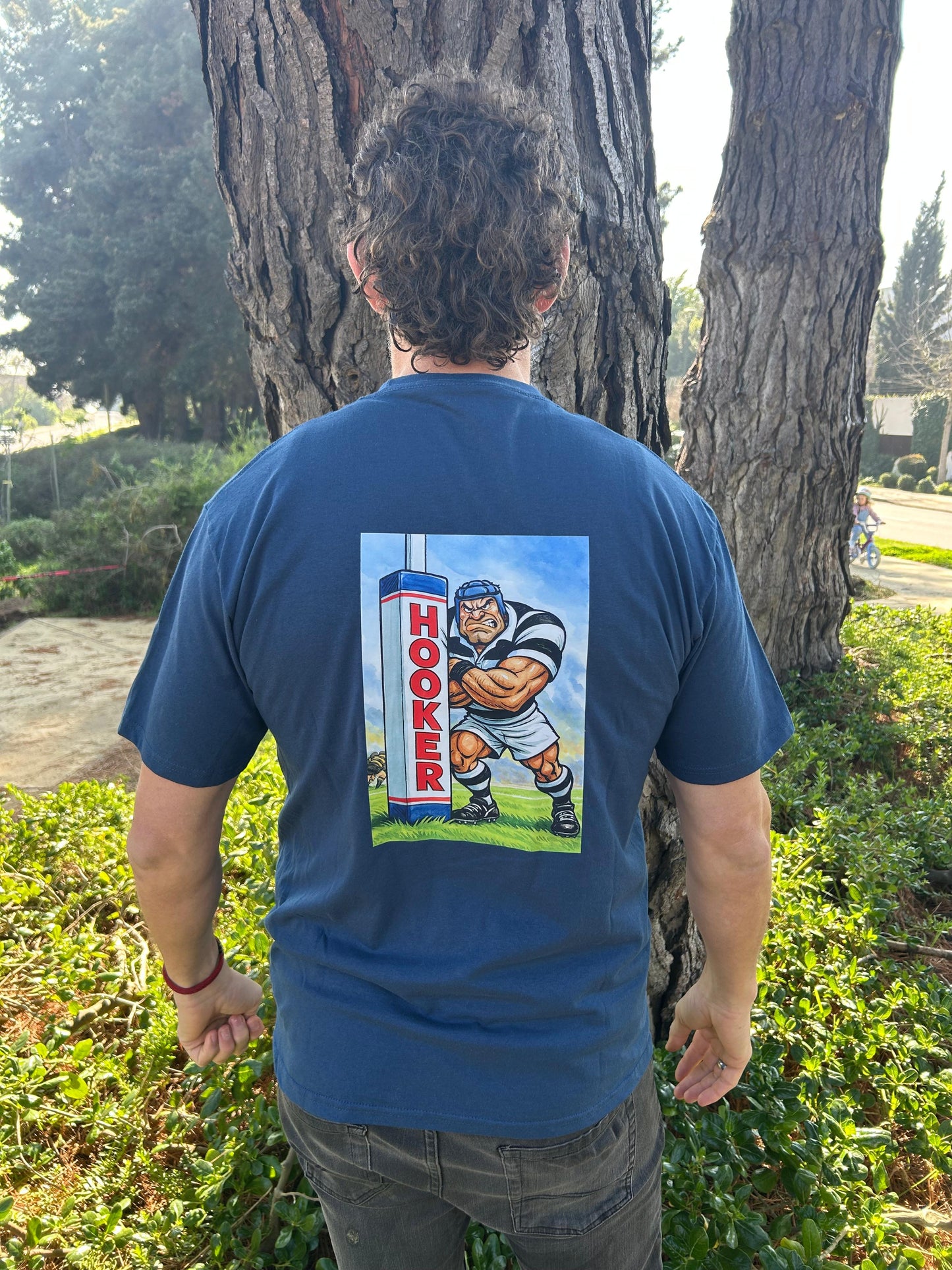 POLERA TRY GUARD AZUL PETROLEO