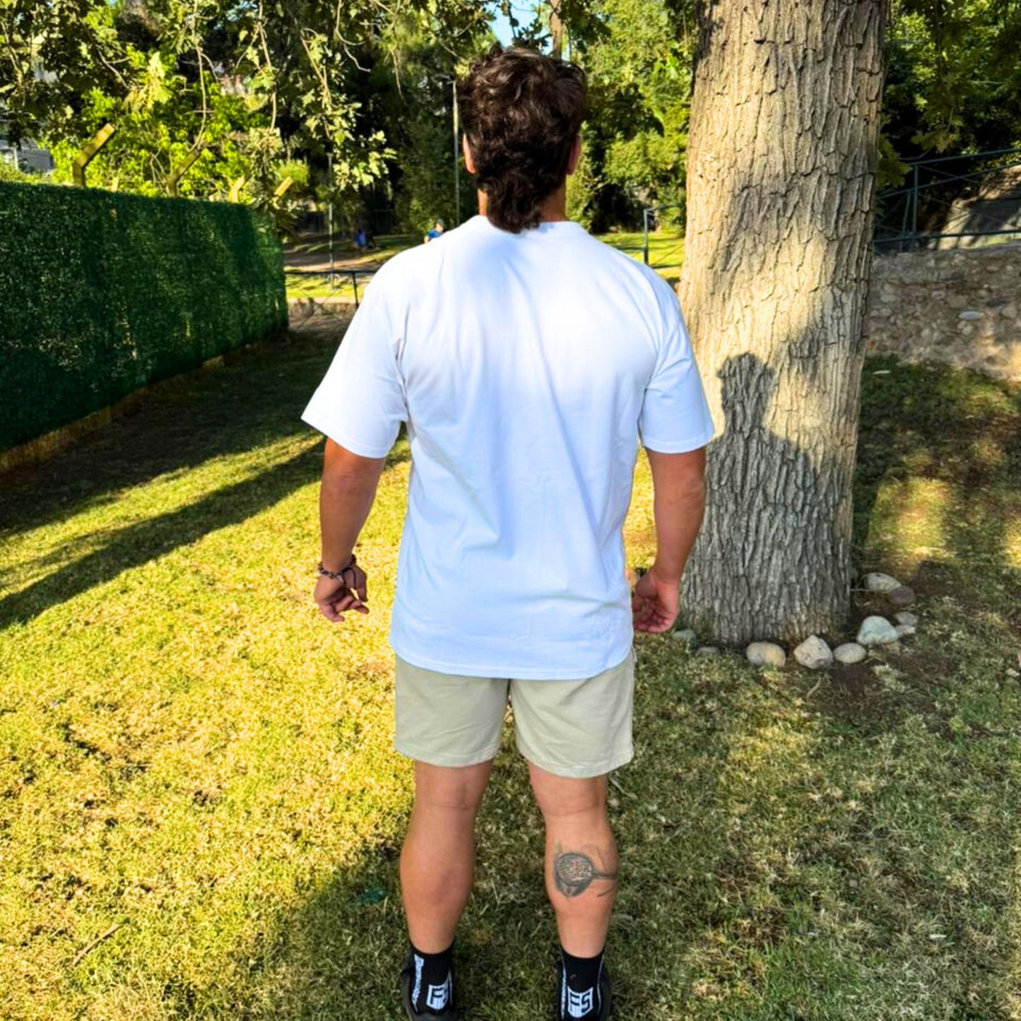 POLERA BASICA OVERSIZE BLANCO