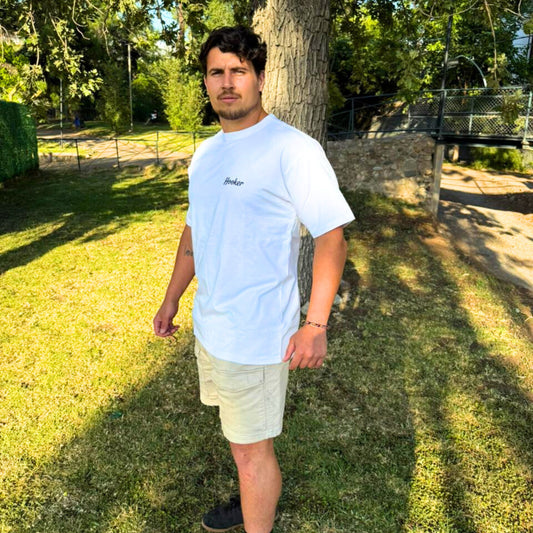 POLERA BASICA OVERSIZE BLANCO