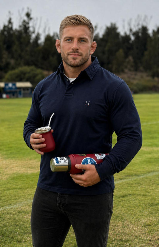 POLERA RUGBY AZUL MARINO