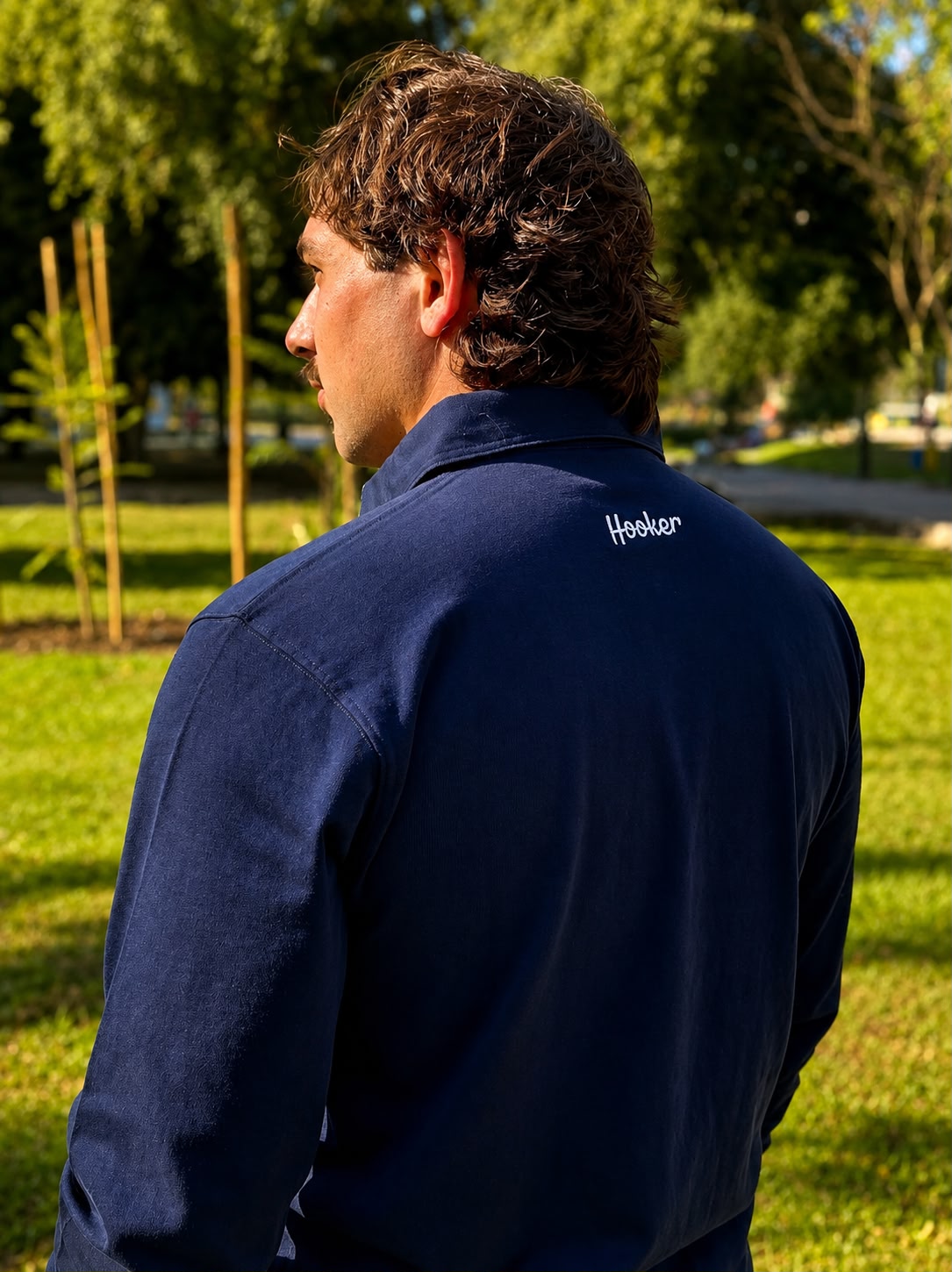 POLERA RUGBY AZUL MARINO