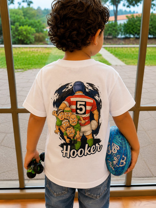 POLERA LOCK BACK KIDS BLANCO