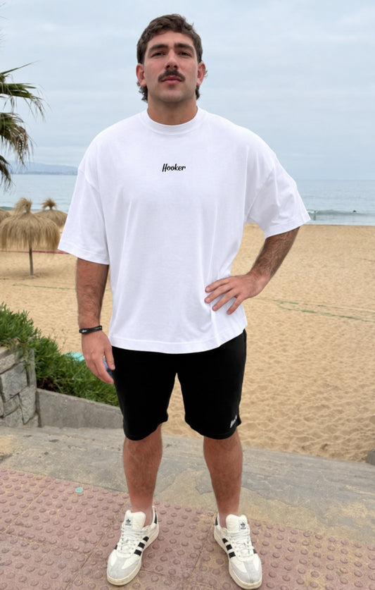 POLERA BASICA OVERSIZE ESSENTIAL BLANCO